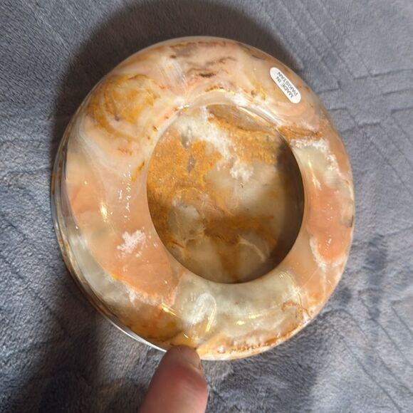 Gorgeous Natural Stone Ashtray or Trinket Box Heavy BRAND NEW - Picture 7 of 12